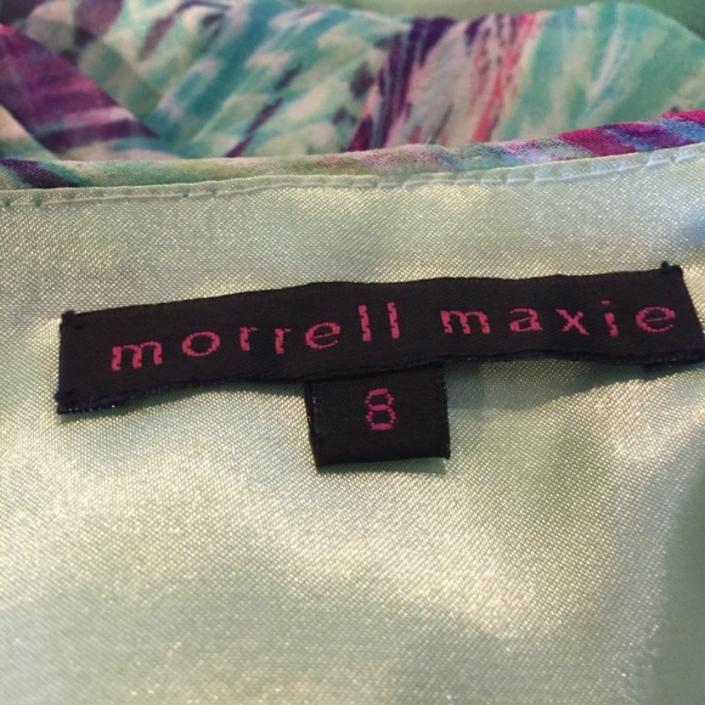 SOLD!! Morrell Maxie Multicolored Strapless Dress - Picture 6 of 7